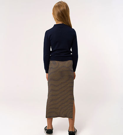 The New Skirt - Rib - TnPriscilla - Navy Blazer Striped w. Gl The New Skirt - Rib - TnPriscilla - Navy Blazer Striped w. Gl