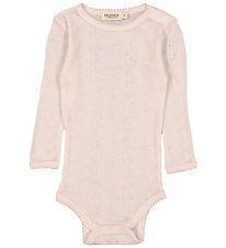 MarMar Bodysuit l/s - Wool - Benedikte - Pink Dahlia MarMar Bodysuit l/s - Wool - Benedikte - Pink Dahlia