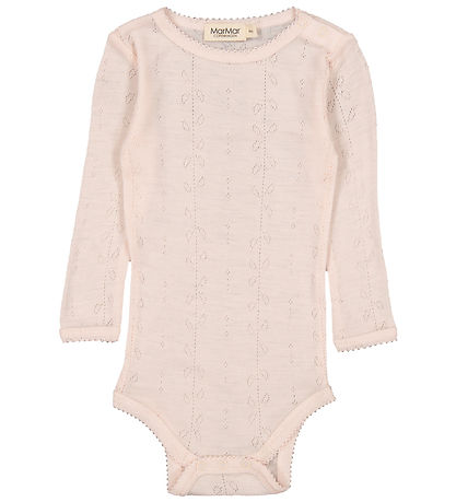 MarMar Bodysuit l/s - Wool - Benedikte - Pink Dahlia MarMar Bodysuit l/s - Wool - Benedikte - Pink Dahlia
