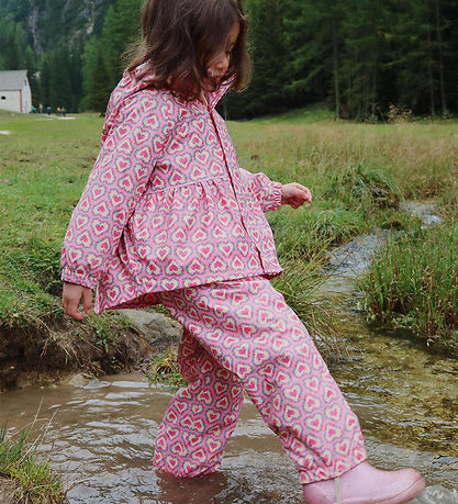 Konges Sløjd Rainwear w. Suspenders/Fleece - Palm - Felice Rose