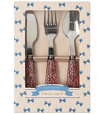 Konges Sløjd Mica bestek - 3 Onderdelen - Sparkling Blush Konges Sløjd Mica bestek - 3 Onderdelen - Sparkling Blush