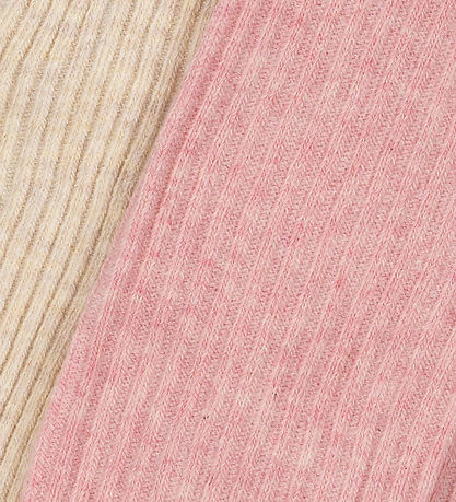 Konges Sløjd Tights - 2-Pack - Rib - Rose Mix