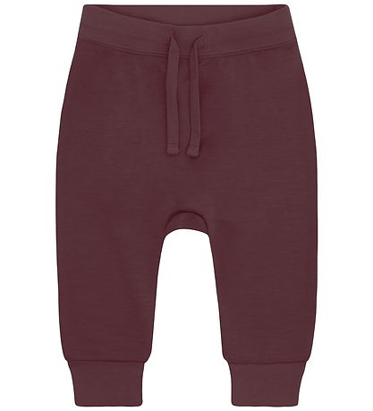 Pantalon Hust and Claire - Laine/Bambou Viscose - Gaby - Plum Wi