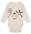 Hust and Claire Bodysuit l/s - Wool/Bamboo Viscose - Baloo - Fre Hust and Claire Bodysuit l/s - Wool/Bamboo Viscose - Baloo - Fre