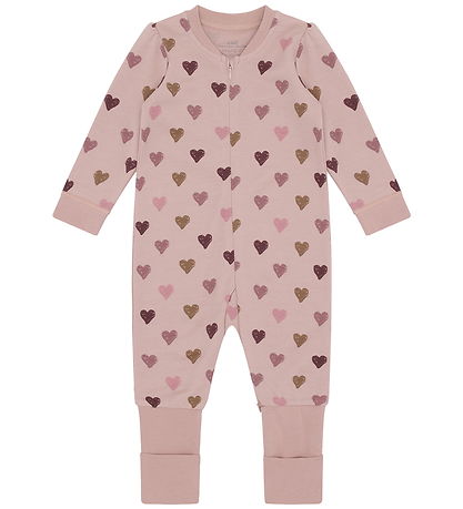 Hust and Claire Ullpyjamasdräkt/Bambu Viskos - HCManu Hearts PU Hust and Claire Ullpyjamasdräkt/Bambu Viskos - HCManu Hearts PU