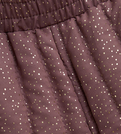 En Fant Thermo föt - Rose Taupe M. Rifflur/Glitter