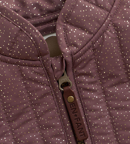 En Fant Thermo föt - Rose Taupe M. Rifflur/Glitter