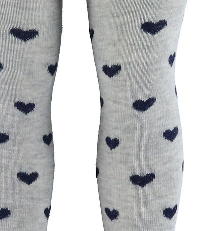 Creamie Tights - 2-Pack - Light Grey Melange