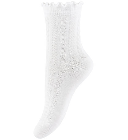 Creamie Socks - 2-Pack - Black/White w. Pattern
