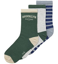 Name It Socken - NkmNols - 3er-Pack - Grey Melange/Garden Formsc Name It Socken - NkmNols - 3er-Pack - Grey Melange/Garden Formsc