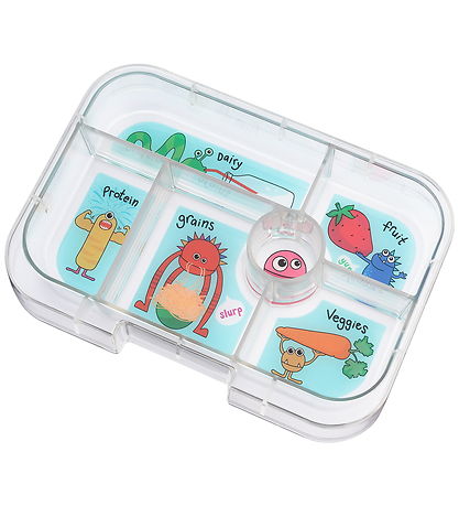 Yumbox Lunchbox w. 6 Rum - Bento Original - Jurassic Green Yumbox Lunchbox w. 6 Rum - Bento Original - Jurassic Green