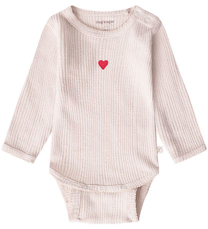 That's Mine Bodysuit l/s - Rib - Perfectly Pale