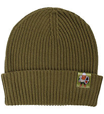 Danefæ Beanie - Knitted - Daneby - Olive Danefæ Beanie - Knitted - Daneby - Olive