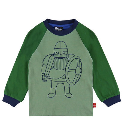 Danefæ Blouse - Danish basic Raglan - Multi 25.2 Ragnar Outline