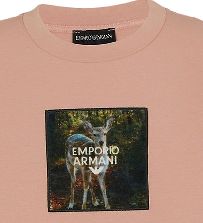 Emporio Armani Bluse - Mahogany Rose m. Print Emporio Armani Bluse - Mahogany Rose m. Print