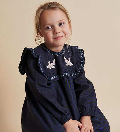 Copenhagen Colors Dress - Brown/Blue Checs Copenhagen Colors Dress - Brown/Blue Checs