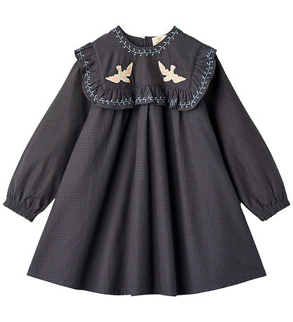 Copenhagen Colors Dress - Brown/Blue Checs Copenhagen Colors Dress - Brown/Blue Checs