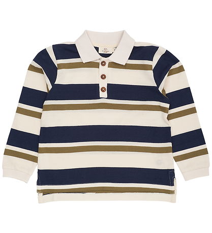 Copenhagen Colors Poloshirt - Striped Piqué - Green Combi Copenhagen Colors Poloshirt - Striped Piqué - Green Combi