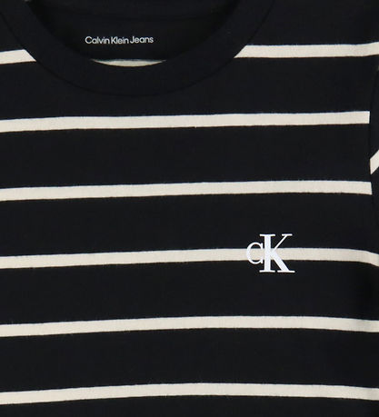 Calvin Klein T-shirts - 2-Pack - Pink/Black w. Stripes