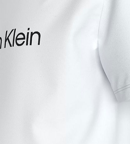 Calvin Klein T-shirt - Bright White w. Black Calvin Klein T-shirt - Bright White w. Black