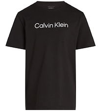Calvin Klein T-shirt - Inst. Logo - CK Black Calvin Klein T-shirt - Inst. Logo - CK Black