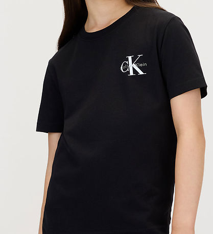 T-Shirt Calvin Klein - Monologue de la poitrine - CK Black T-Shirt Calvin Klein - Monologue de la poitrine - CK Black