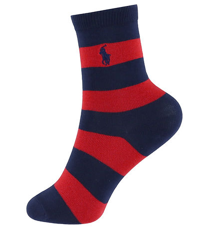 Chaussettes Polo Ralph Lauren - 3 Pack - Blanc/Marine/Rouge Chaussettes Polo Ralph Lauren - 3 Pack - Blanc/Marine/Rouge