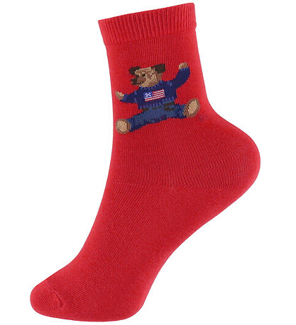 Chaussettes Polo Ralph Lauren - 3 Pack - Blanc/Marine/Rouge Chaussettes Polo Ralph Lauren - 3 Pack - Blanc/Marine/Rouge