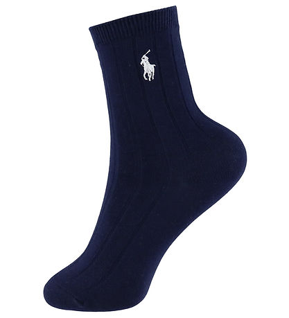 Chaussettes Polo Ralph Lauren - 3 Pack - Blanc/Marine/Rose Chaussettes Polo Ralph Lauren - 3 Pack - Blanc/Marine/Rose
