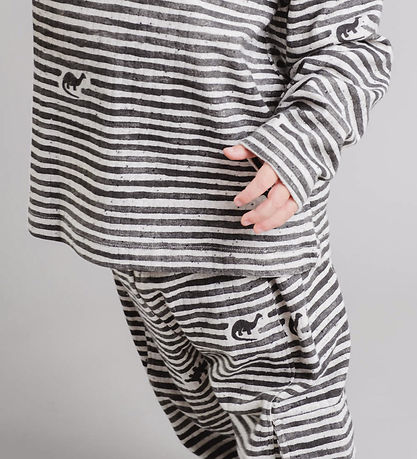 That's Mine Byxor - Rib - Arthur - Mono Dino Stripe