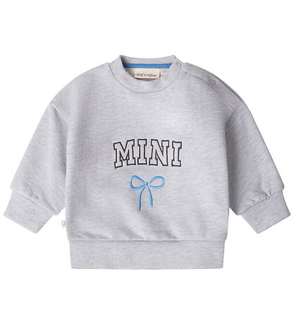 That's Mine Sweatshirt - Alpha - Mini/Blå Rosett