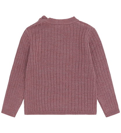 Blouse Hust and Claire - Tricoté - HCPil Wool Rib - Pale Mauve Blouse Hust and Claire - Tricoté - HCPil Wool Rib - Pale Mauve