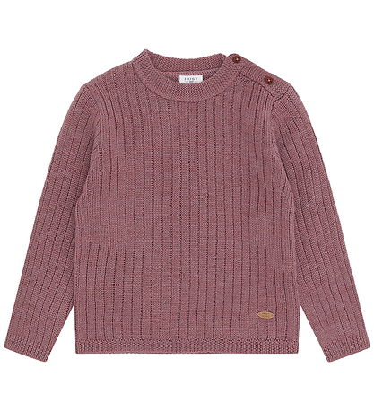Blouse Hust and Claire - Tricoté - HCPil Wool Rib - Pale Mauve Blouse Hust and Claire - Tricoté - HCPil Wool Rib - Pale Mauve