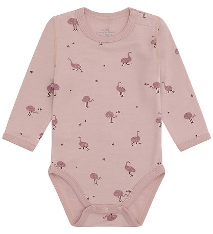 Hust and Claire Bodysuit l/s - Wool/Bamboo Viscose - HCBaloo Ost