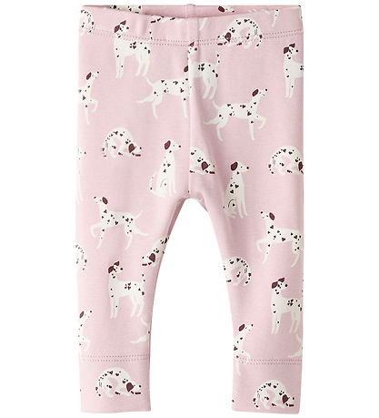 Name It Leggings - NbfKilas - Blekt Mauve/Cloud Dansare m. Pri
