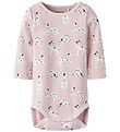 Name It Bodysuit l/s - NbfKilas - Bleached Mauve/Cloud Dancer w. Name It Bodysuit l/s - NbfKilas - Bleached Mauve/Cloud Dancer w.