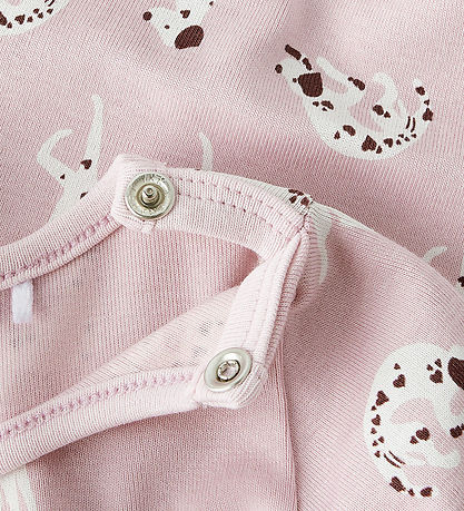 Name It Bodysuit l/s - NbfKilas - Bleached Mauve/Cloud Dancer w.