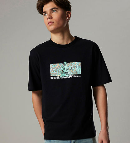 LMTD T-shirt - NlmAnders - Black w. Print