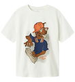 Name It T-shirt - NkmNova - Cloud Dancer w. Print Name It T-shirt - NkmNova - Cloud Dancer w. Print