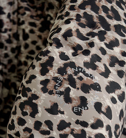 En Fant Puffer Jacket - Pain Bark w. Leopard