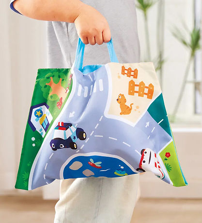 Hape Autoset - Plüschautoset mit Rückziehfunktion - 4er-Pack