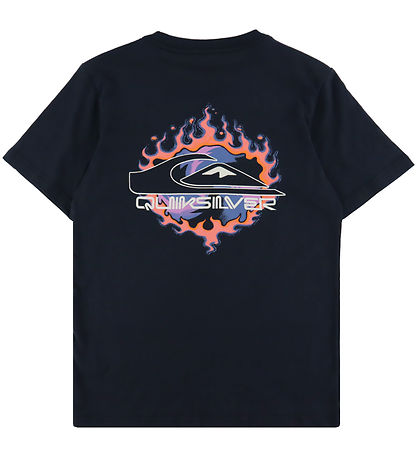 Quiksilver T-shirt - EV In Flames - Black