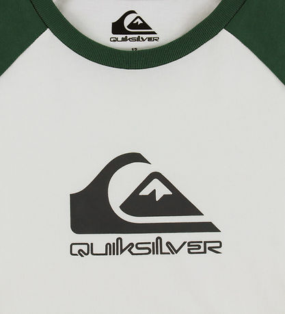 Quiksilver Blouse - EV Omni Logo Raglan - Snow White Quiksilver Blouse - EV Omni Logo Raglan - Snow White