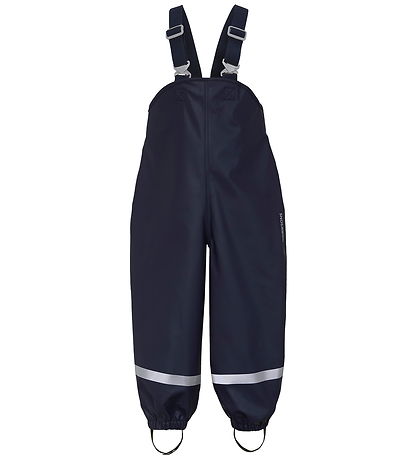 Didriksons Regnbukser m. Seler - PU - Rørlegger - Navy