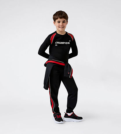 Champion Blouse - Black Beauty w. Red
