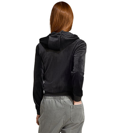 Sweat à Capuche adidas Originals - Velours Z Hoodie - Noir/Blanc