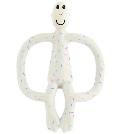 Matchstick Monkey Teether - Confetti Cream