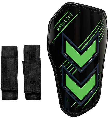 Hummel Shin Pads - hmlSHIN Super Light - Black/Green Gecko