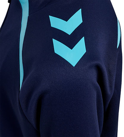 Hummel Cardigan - hmlLead 2.0 Track - Marine/Blue Fish Hummel Cardigan - hmlLead 2.0 Track - Marine/Blue Fish