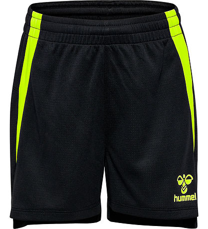 Hummel Shorts - hmlLead 2.0 - Black/Green Gecko Hummel Shorts - hmlLead 2.0 - Black/Green Gecko